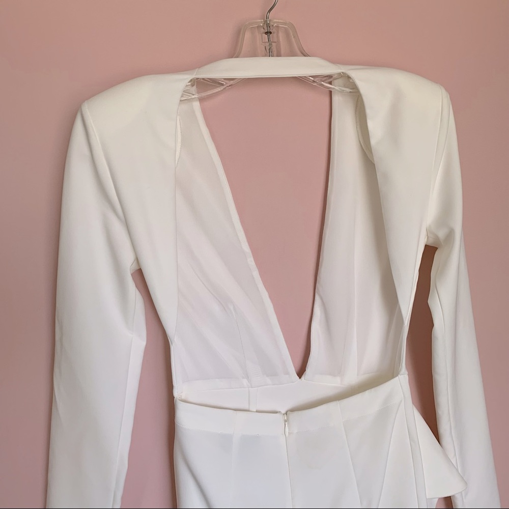 Michael Costello x REVOLVE Fena Mini Dress in Ivory Size XS - Picture 7 of 7